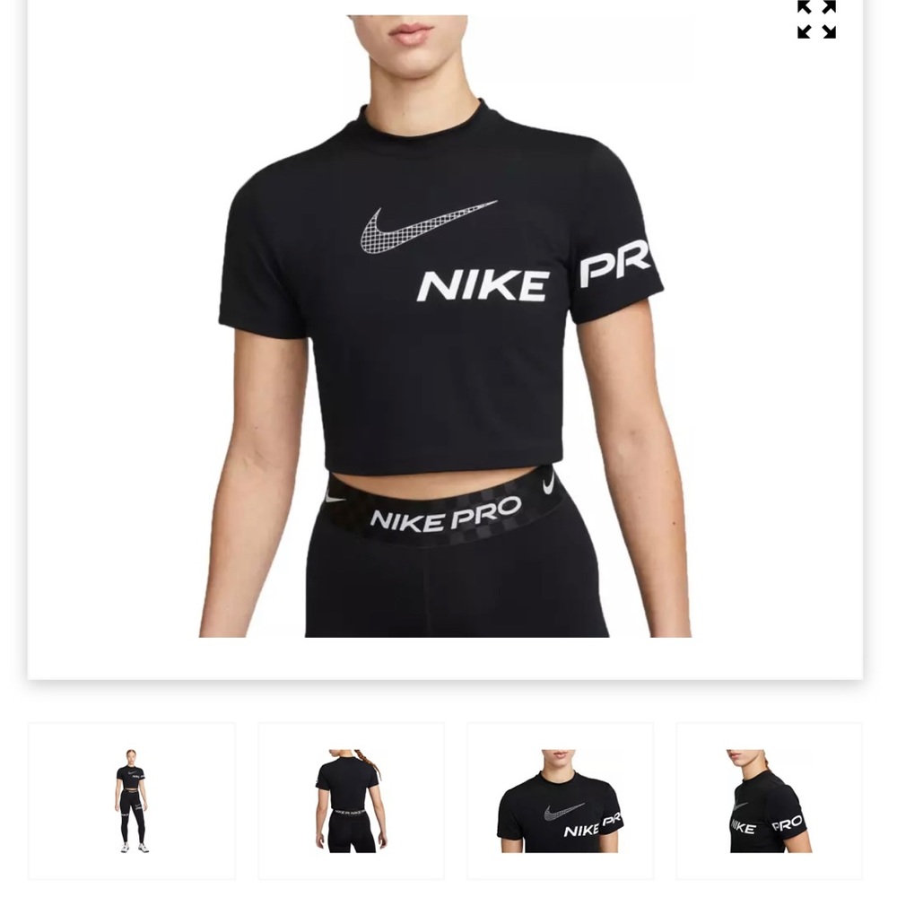 Nike women’s cropped tee